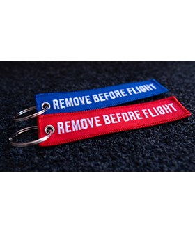 جاسوئیچی  Remove Before Flight-red colour American,both sides
